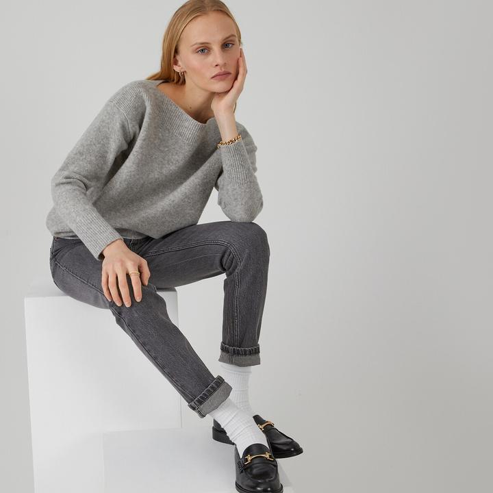 Produktbild La Redoute Collections Pullover mit U-Boot-Ausschnitt (S)