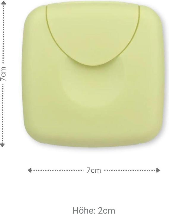 Actual product image Hermex 3er-Set Aufbewahrungsbox für Hygieneartikel Reisedose Pflasterdose Dose (Hygiene product)