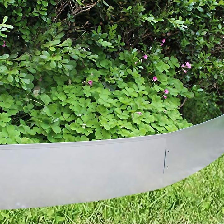 Produktbild Green Split 10Set Rasenkanten Metall Alu/Zink 14cm hoch, 10m lang (1000 cm)