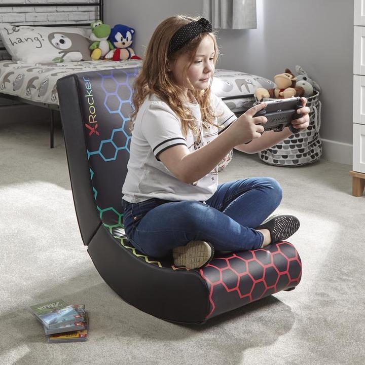 Image du produit X Rocker Siège de jeu pliable Video Rocker Neo Hex Edition