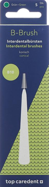 Image du produit Top Caredent B10 IDBG-GK Interdentalbürste grün konisch >1.6mm (5 x, 6.50 mm)