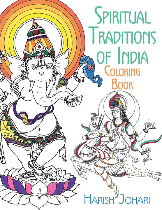 Produktbild Spiritual Traditions of India Coloring Book (Harish Johari, Englisch)