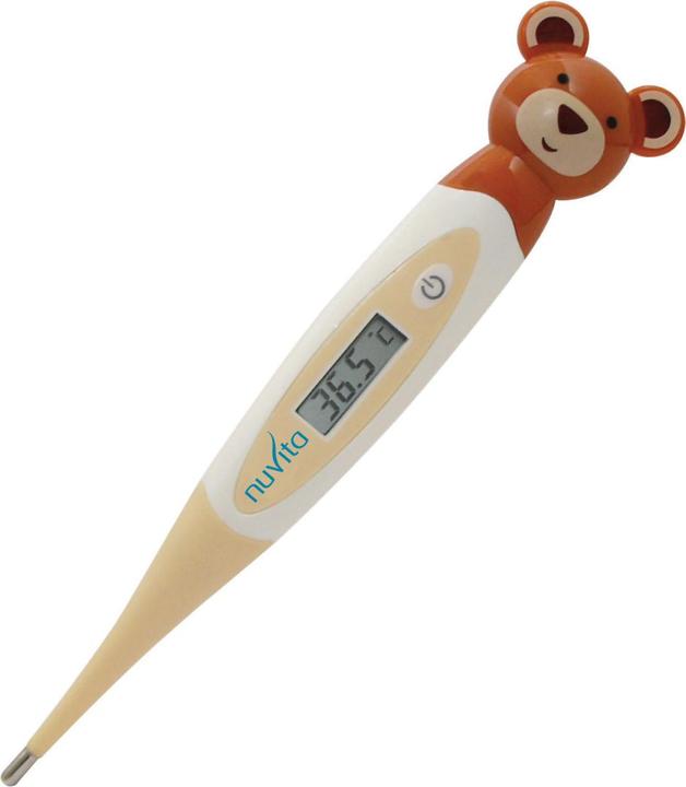 Nuvita Digitales Thermometer mit flexibler Spitze - Bär (Mund, Rektal, Achselhöhle)