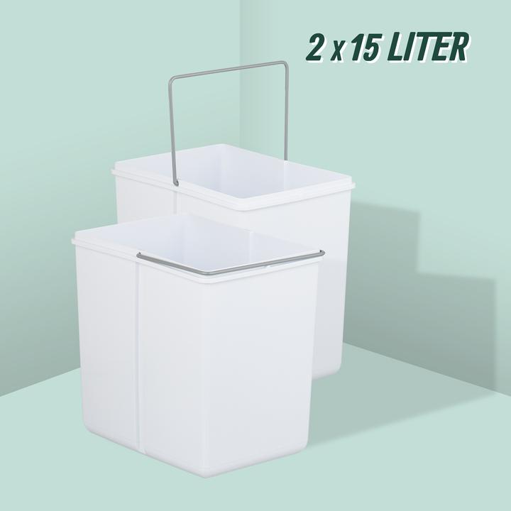 Actual product image Relaxdays Pull Out Bin (15 l)