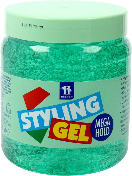 Tenex Hegron Styling Haarstyling-Gel 500ml Mega-Halt grün (Haargel, 500 ml)