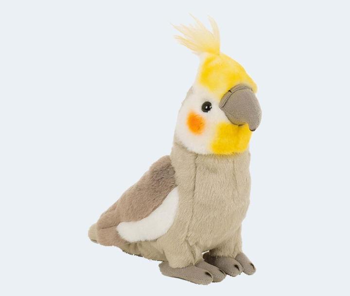 Actual product image Semo Trigon stuffed animal cockatiel 19 cm, cuddly toy parakeet bird birds (20 cm)