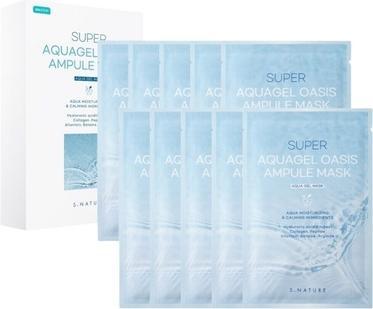 Actual product image S.Nature Super Aquagel Oasis Ampule Mask Hydrating Soothing Blemish Care (30 ml)