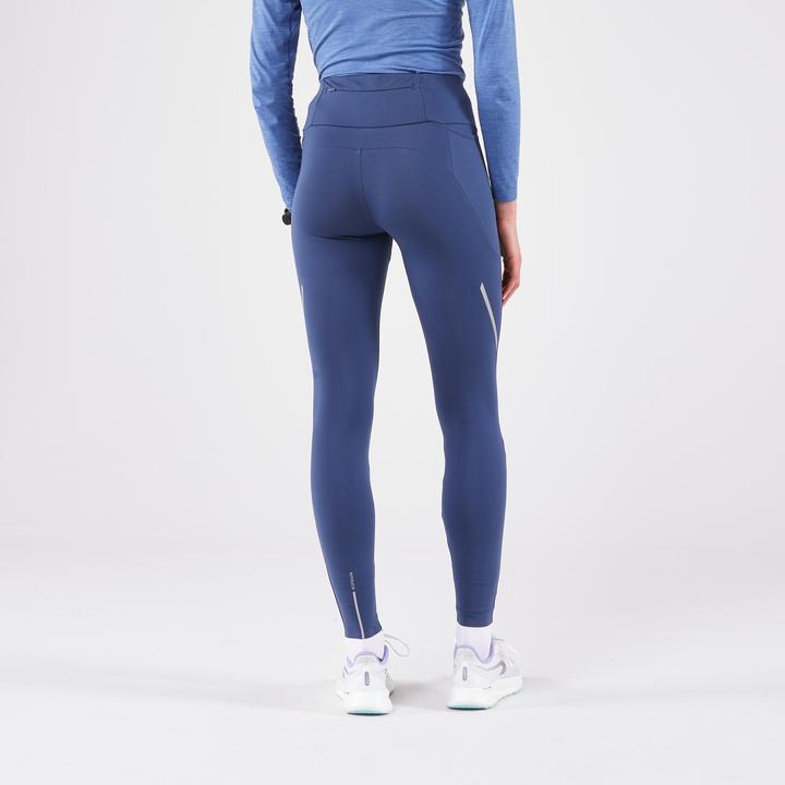Produktbild Kiprun Lauftights lang Damen - Run 500 Warm blau (W26/L30)