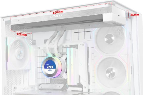 Produktbild Lian-Li HYDROSHIFT II LCD-C 360N Fanless ARGB AiO Wasserkühlung - weiss