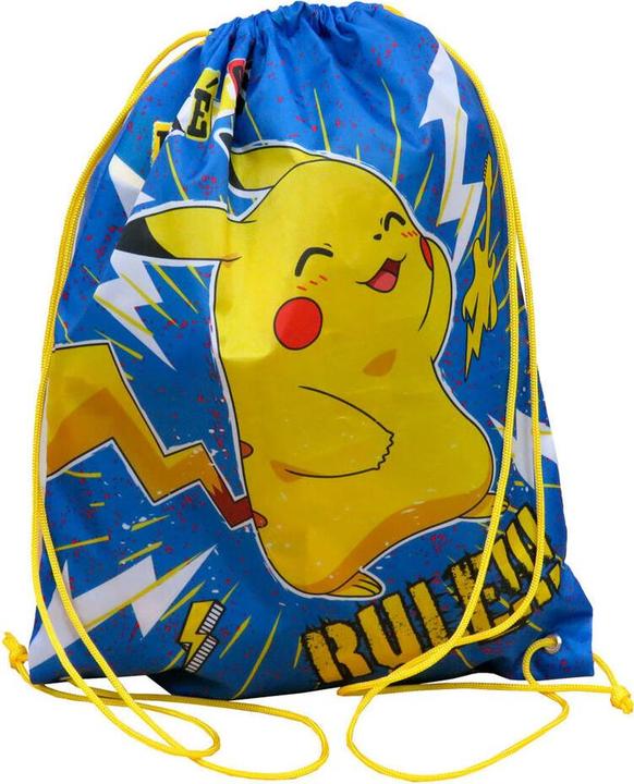 Actual product image CyP Brands Pokemon Pikachu gym bag 40cm
