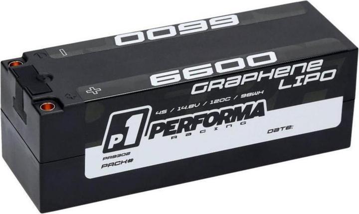 Image du produit Performa Racing Graphene Lipo 6600 14.8V 120C (14.80 V, 6600 mAh)