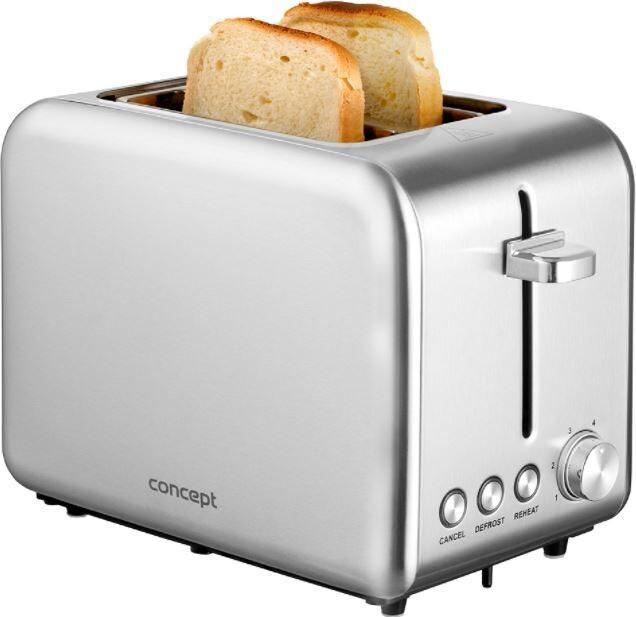 Image du produit Concept TE2050 toaster 2 slice(s) Acier inoxydable