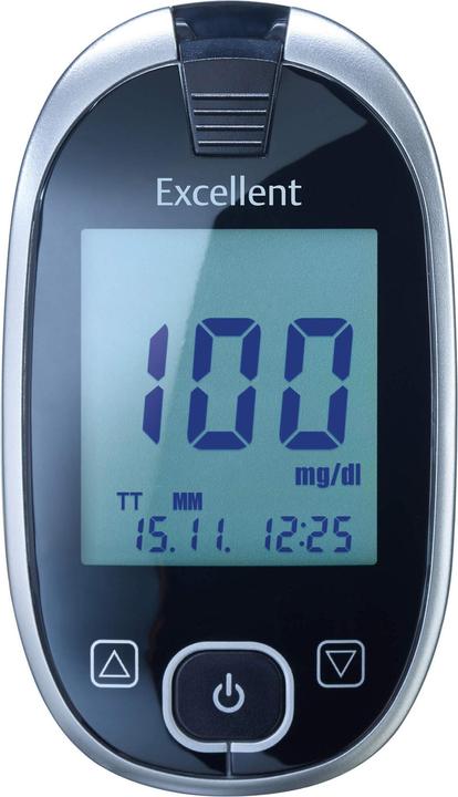 Produktbild Aktivmed GlucoCheck Excellent Blutzuckermessgerät Set mg/dl, 1 St (Blutzuckermessgerät)