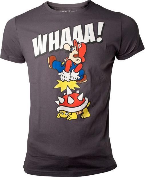 Bioworld Merchandising Nintendo T- Mario Under Attack (L)