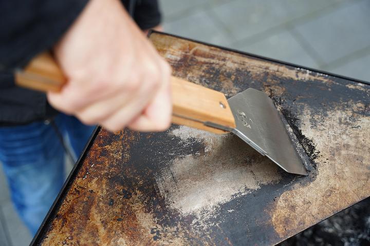 Actual product image Feu du Jardin Stainless steel cleaning scraper Cleano