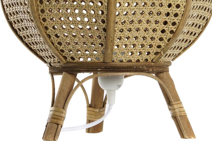 Actual product image DKD Home Decor Desk lamp Brown Rattan 50 W (29 x 29 x 40 cm)