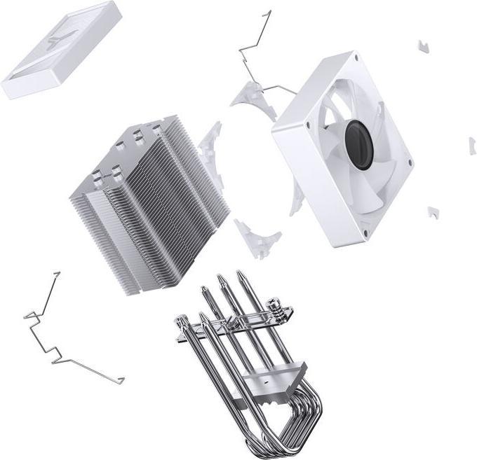 Image du produit Jonsbo CR-1400 V2 Refroidisseur de CPU, 92 mm - blanc (25 mm)