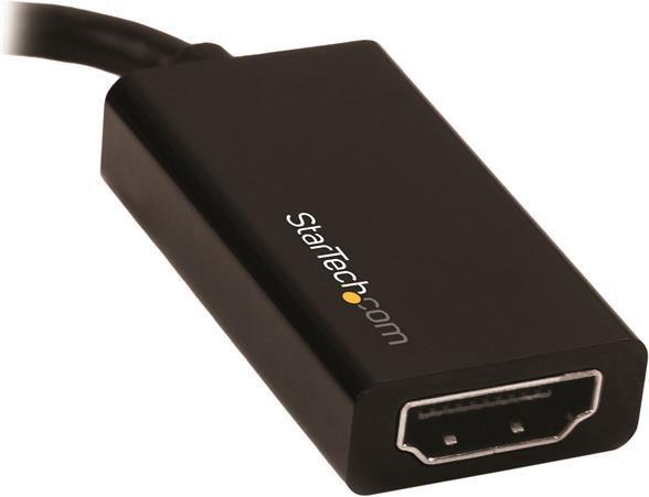 Produktbild StarTech Mini DisplayPort auf HDMI Adapter - 4K mDP zu HDMI Konverter - UHD 4K 60Hz (HDMI, 15.20 cm)