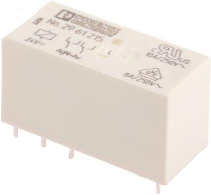Actual product image Phoenix Contact MIN.RELAYS,2 PDT,24 V DC AU