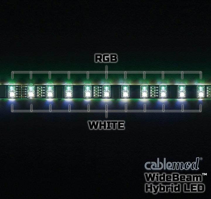 Image du produit CableMod Kit LED hybride WideBeam (RGBW)