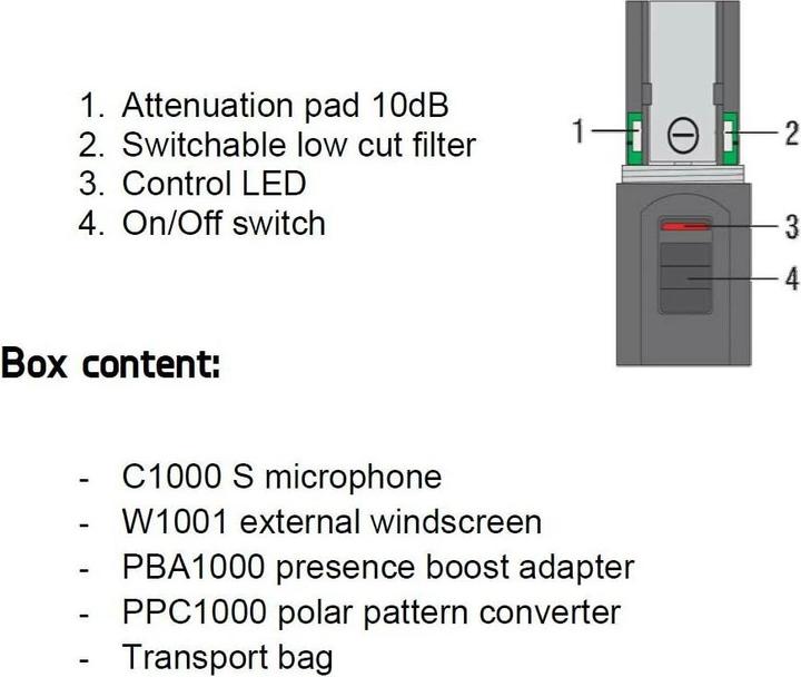 Label énergétique AKG Pro C1000 S