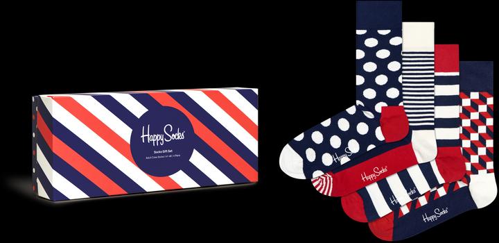 Immagine prodotto Happy Socks Classic Navy Gift Set (confezione da 4, 36 - 40)