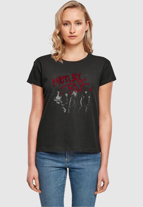 Actual product image Merchcode Ladies Motley Crue - Strong Logo Wall Box Tee - 138447 (L)