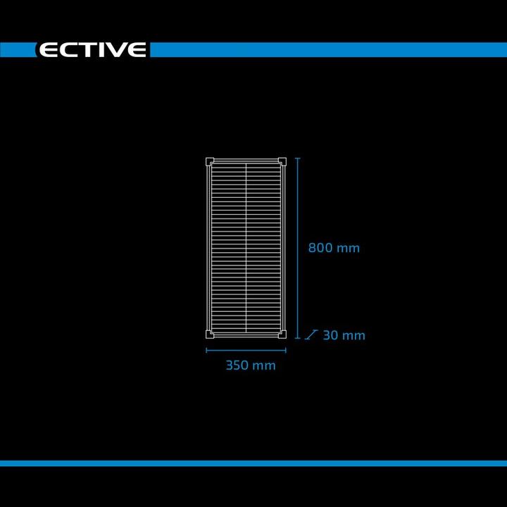 Image du produit Ective Bardeau Panneau solaire 12V 50W Technologie des bardeaux Panneau solaire PV (50 W, 3.50 kg)