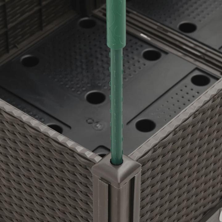 Image du produit VidaXL Bac à plantes avec treillis PP
