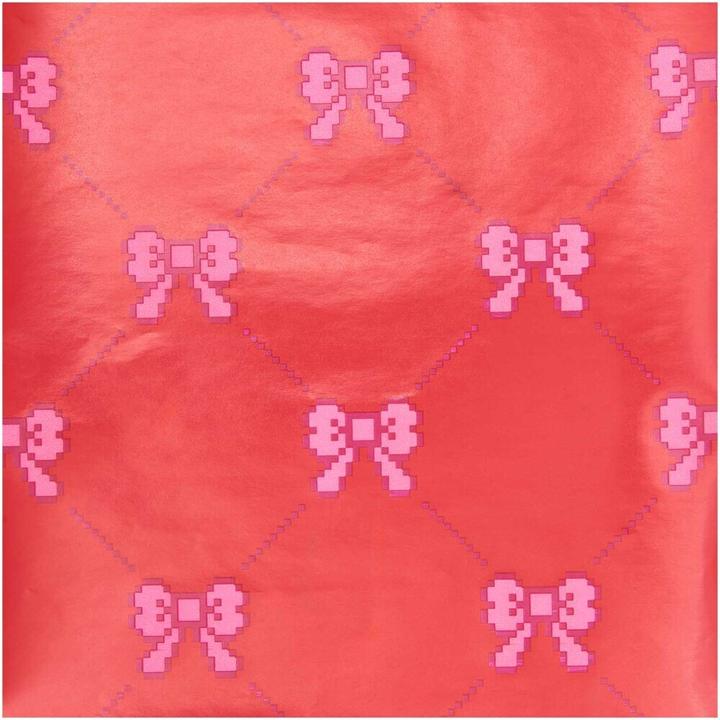 Produktbild Rico Design Geschenkpap.Pixel Schleifen,Rot.400720 (Geschenkpapier)