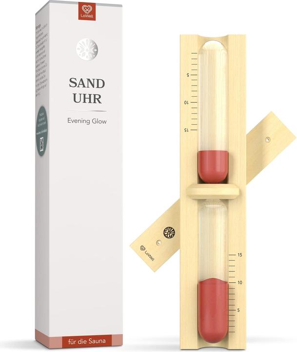 Produktbild LoWell Evening Glow Saunauhr