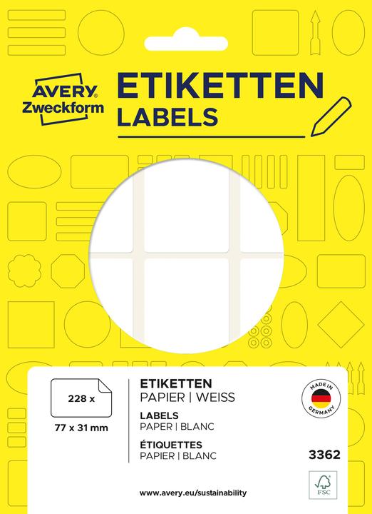 Produktbild Avery Vielzweck-Etiketten