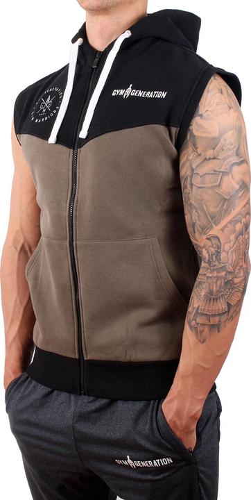 Immagine prodotto Gym Generation Felpa con cappuccio Alpha - NERO / CIPRI (L)