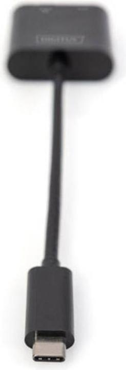 Image du produit Digitus USB Type-C™ Adaptateur Gigabit Ethernet avec support d'alimentation (USB-C, RJ45 (1x))