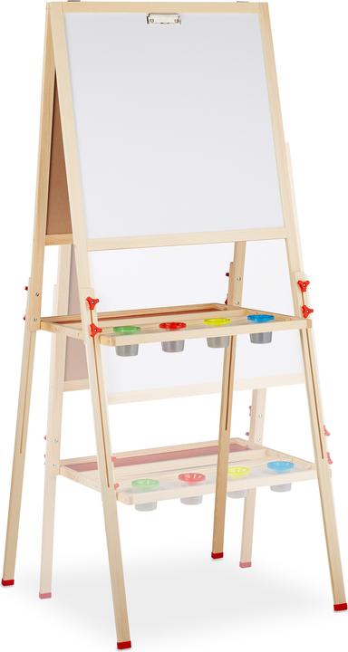 Actual product image Relaxdays Kids' Easel with board