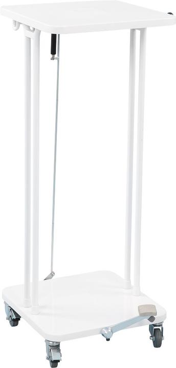 Image du produit ReinigungsBerater support pour sacs poubelle mobile Saekko Boy à pédale 60 L Blanc avec couvercle à fermeture souple (40 l)