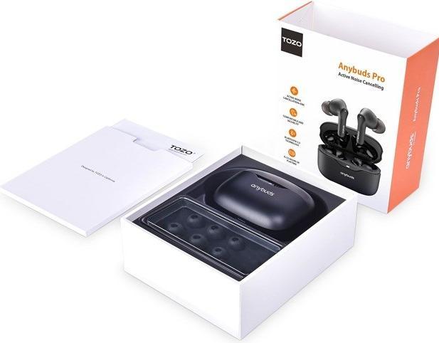 Immagine prodotto Tozo Ausinės Anybuds Pro TWS auricolari Bluetooth Juodas (ANC, 4.50 h, Senza fili)