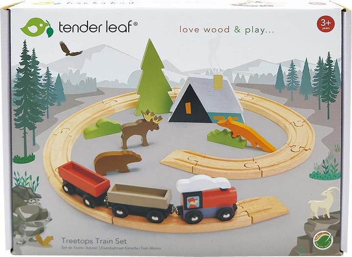 Actual product image Tender Leaf Toys Railway with accessories