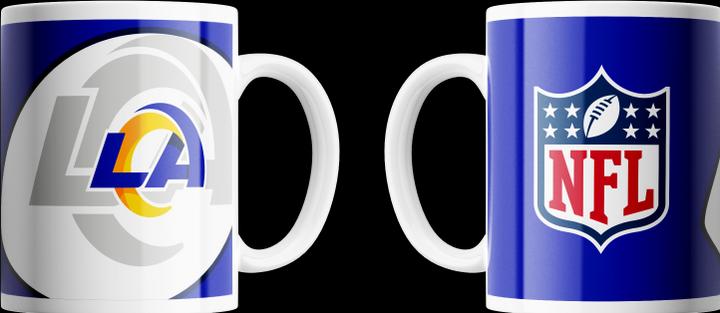 Image du produit Great Branding Los Angeles Rams Classic Mug Shadow Logo & Shield (330 ml, 1 x)
