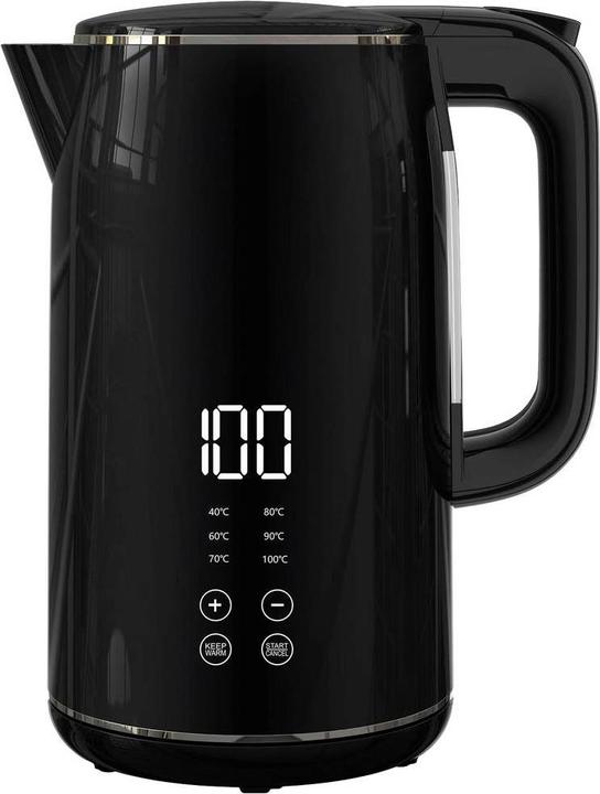 Image du produit Kalorik TKG JK 2000 Bouilloire électrique sans fil, avec écran noir (1.70 l)