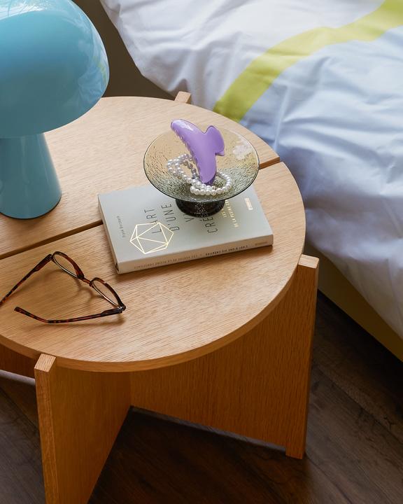 Actual product image Hübsch Mush Mini table lamp Light Blue/Brown (E14)