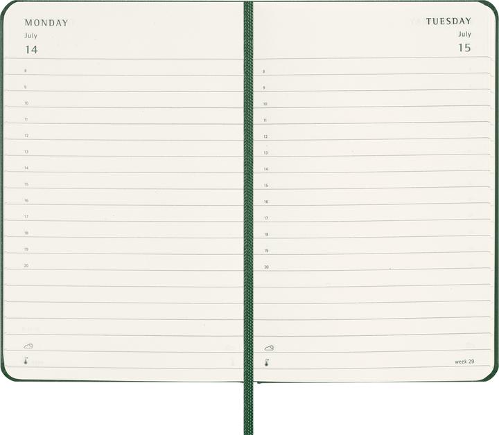 Produktbild Moleskine Tageskalender (Pocket, A6, Englisch)