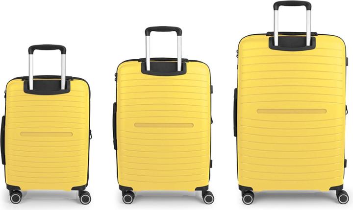 Actual product image Gabol Shinyuu 4-wheel suitcase set 3-piece with stretch fold (220 l, XL (from 140l))