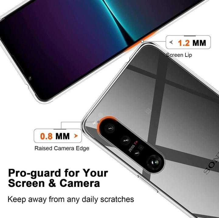 Produktbild Screenguard Sony Xperia 1 IV Flexible TPU Clear Case (Sony Xperia 1 IV)