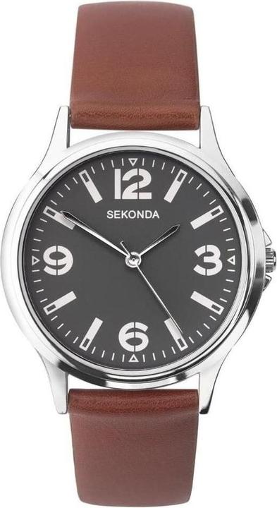 Produktbild Sekonda Quarz Lederarmbanduhr Für Männer