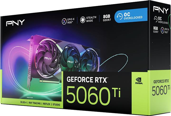 Produktbild PNY GEFORCE RTX 5060TI 8GB (8.19 GB)
