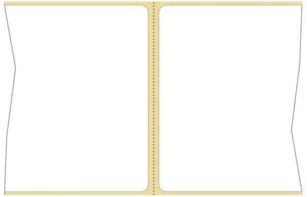 Actual product image Audisana Z-Select 2000D Thermodirekt (800264-605) 102 x 152 mm - 6 Etiketten-Rollen