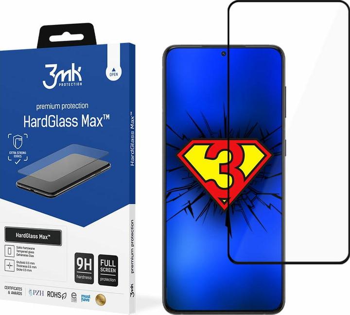 Immagine prodotto 3MK Protezione dello schermo Hardglass Max (1 Pezzo/i, Samsung Galaxy S23)