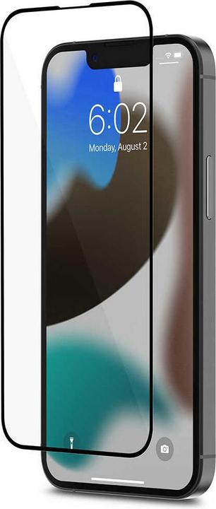 Actual product image Moshi AirFoil Pro for iPhone 13 mini - Black (Clear/Glossy) (1 Piece, Apple iPhone 13 mini)