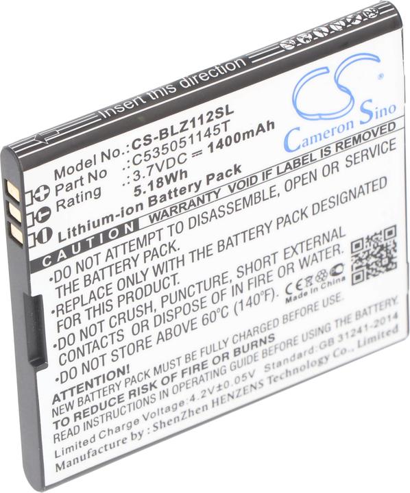 Image du produit XCell Akku passend für Blu Yezz, Blu YZ1120 Akkutyp C535051145T, 1400mAh 3.7V